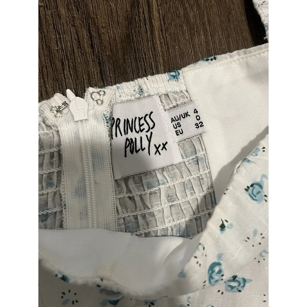 Princess Polly Raine Mini Dress Size 0 Floral Print - Picture 3 of 7